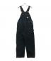CarHartt（カーハート）の古着「DOUBLE KNEE DUCK OVERALLS」｜ブラック