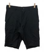 COMME des GARCONSコムデギャルソン）の古着「01SS オプティカルパワー期 ウールモヘヤ バミューダショーツ」｜ブラック