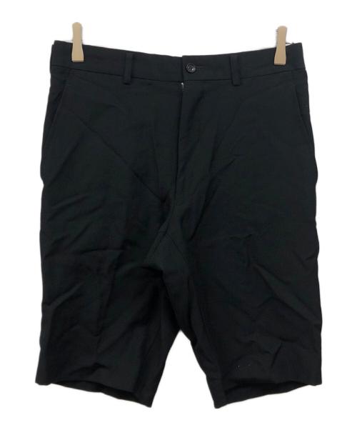 COMME des GARCONS（コムデギャルソン）COMME des GARCONS (コムデギャルソン) 01SS オプティカルパワー期 ウールモヘヤ バミューダショーツ ブラック サイズ:Mの古着・服飾アイテム