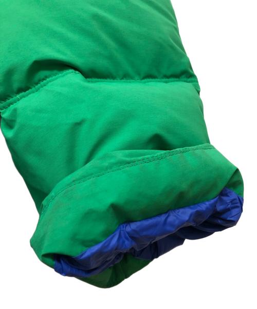 ZARA（ザラ）ZARA (ザラ) ADER error (アーダーエラー) カラーブロックパフジャケット ブルー×グリーン サイズ:Lの古着・服飾アイテム