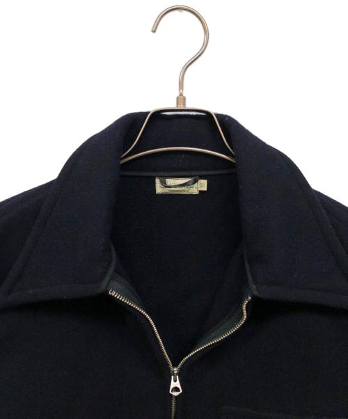 WAREHOUSE（ウエアハウス）WAREHOUSE (ウエアハウス) ホースハイドレザー切替 スポーツジャケット ネイビー サイズ:38の古着・服飾アイテム