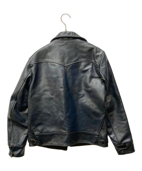 curphey（カーフィー）curphey (カーフィー) レザーコサックジャケット ネイビー サイズ:38の古着・服飾アイテム