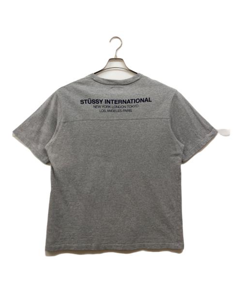 stussy（ステューシー）stussy (ステューシー) ロゴTシャツ グレー サイズ:XLの古着・服飾アイテム
