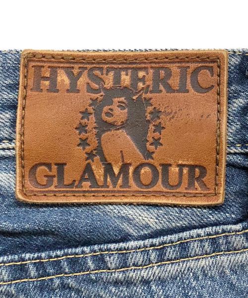 Hysteric Glamour（ヒステリックグラマー）Hysteric Glamour (ヒステリックグラマー) ヒスガールスタッズセルビッチデニムパンツ ブルー サイズ:28の古着・服飾アイテム