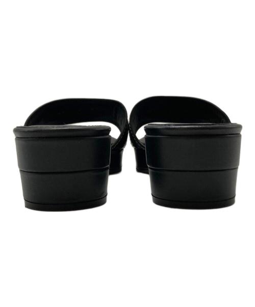 Salvatore Ferragamo（サルヴァトーレ フェラガモ）Salvatore Ferragamo (サルヴァトーレ フェラガモ) ガンチーニバックルサンダル ブラック サイズ:7の古着・服飾アイテム