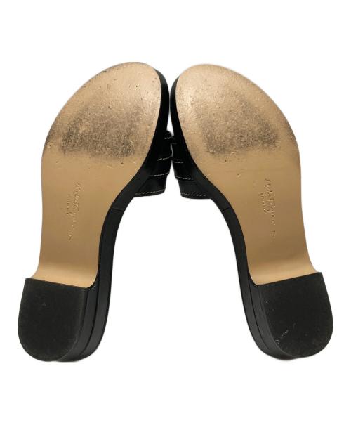 Salvatore Ferragamo（サルヴァトーレ フェラガモ）Salvatore Ferragamo (サルヴァトーレ フェラガモ) ガンチーニバックルサンダル ブラック サイズ:7の古着・服飾アイテム