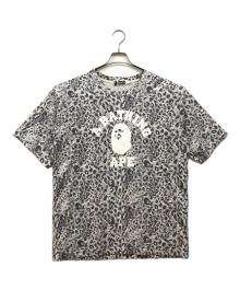 A BATHING APE（アベイシングエイプ）の古着「総柄カットソー」｜グレー