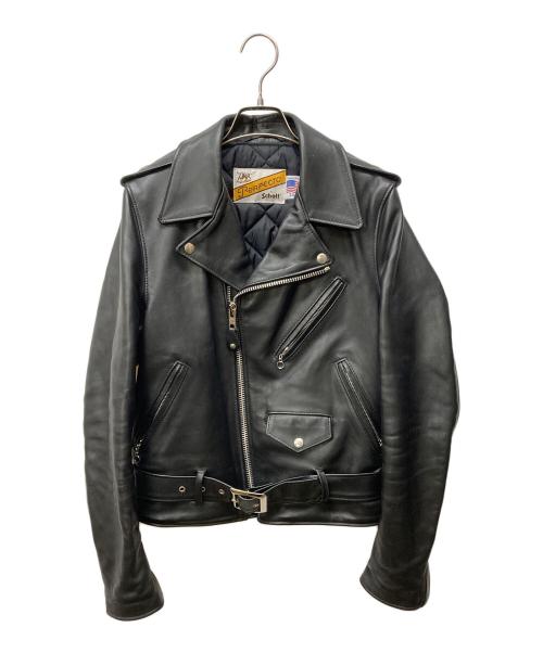 Schott（ショット）Schott (ショット) 613 ワンスターダブルライダースジャケット ブラック サイズ:34の古着・服飾アイテム