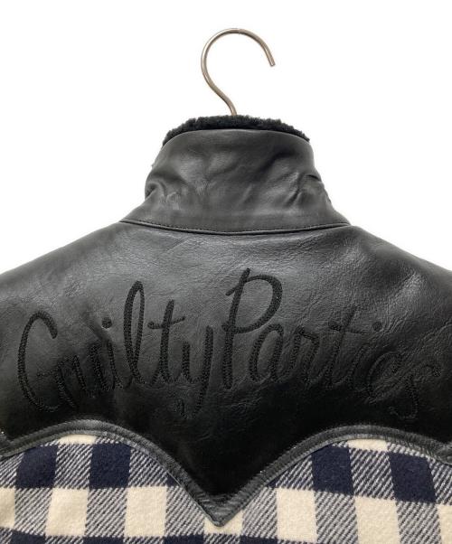 RockyMountainFeatherBed（ロッキーマウンテンフェザーベッド）RockyMountainFeatherBed (ロッキーマウンテンフェザーベッド) WACKO MARIA (ワコマリア) チェック柄ダウンベスト ネイビー×ブラック サイズ:38の古着・服飾アイテム