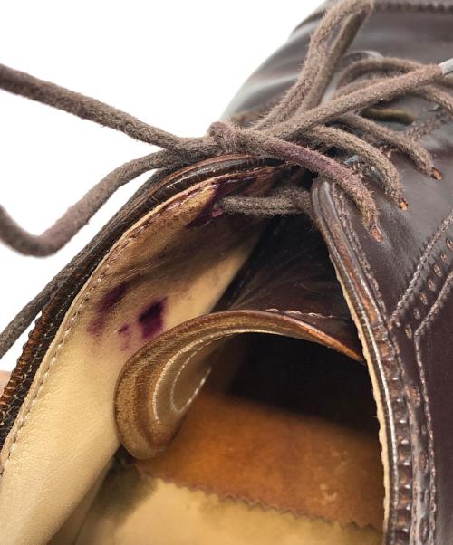 Alden（オールデン）Alden (オールデン) メダリオンキャップトゥ コードバン ブラウン サイズ:10 1/2の古着・服飾アイテム