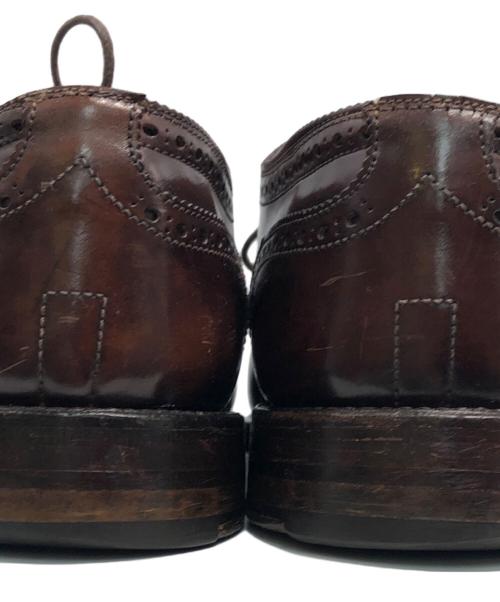 Alden（オールデン）Alden (オールデン) メダリオンキャップトゥ コードバン ブラウン サイズ:10 1/2の古着・服飾アイテム