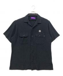 THE BLACK EYE PATCH（ブラックアイパッチ）の古着「オープンカラーパイルシャツ」｜ブラック