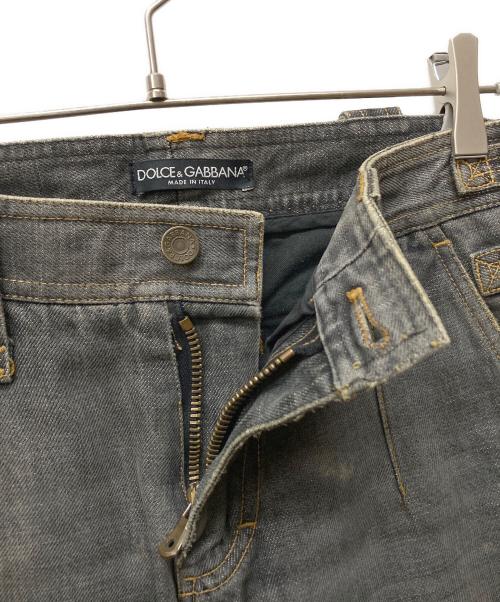 DOLCE & GABBANA（ドルチェ＆ガッバーナ）DOLCE & GABBANA (ドルチェ＆ガッバーナ) ボンテージバイカーデニム グレー サイズ:44の古着・服飾アイテム