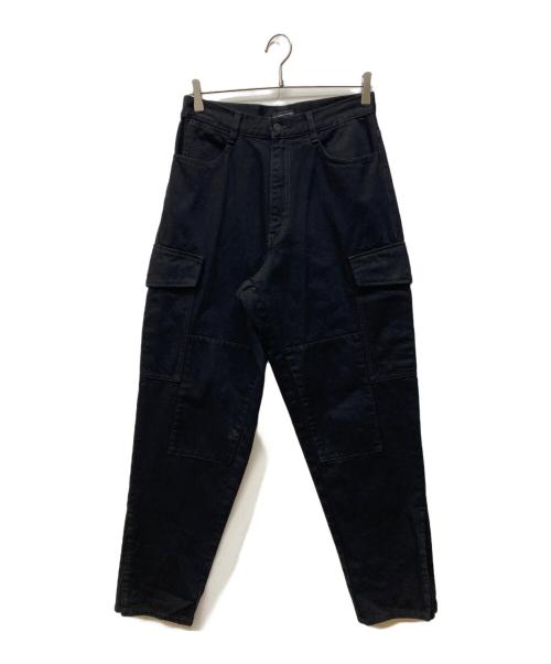 LAD MUSICIAN（ラッドミュージシャン）LAD MUSICIAN (ラッドミュージシャン) 12oz Denim Shoe Flare Cargo Pants ブラック サイズ:42の古着・服飾アイテム