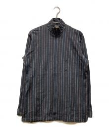 Y's for men（ワイズフォーメン）の古着「ウール ジップアップニット」｜グレー