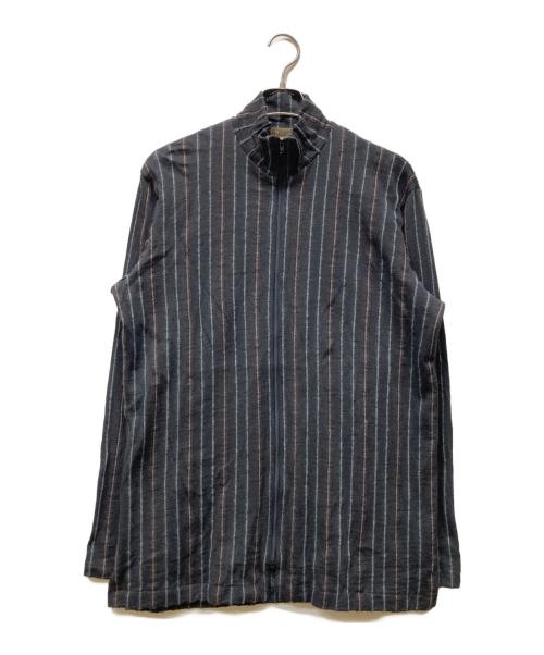 Y's for men（ワイズフォーメン）Y'S for men (ワイズフォーメン) ウール ジップアップニット グレー サイズ:３の古着・服飾アイテム