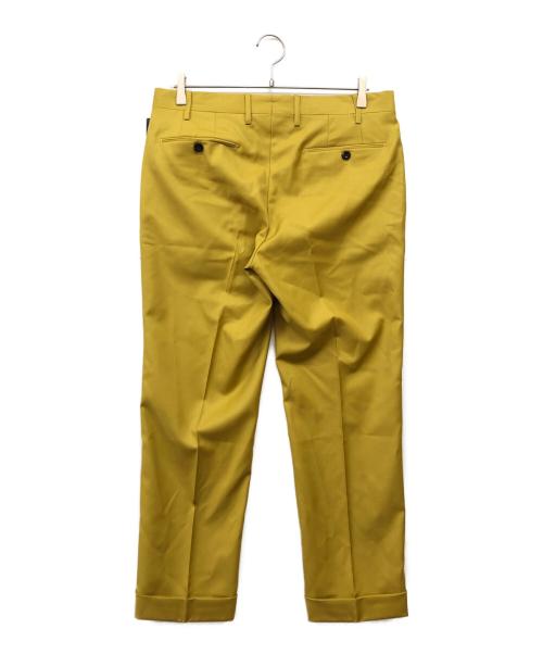 GERMANO（ジェルマーノ）GERMANO (ジェルマーノ) CITY 321G CANONICO SUPER110's スラックス イエロー サイズ:48の古着・服飾アイテム