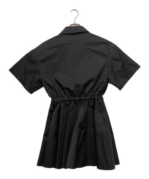 PRADA（プラダ）PRADA (プラダ) Re-Nylon 半袖ワンピース ブラック サイズ:40の古着・服飾アイテム