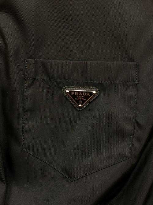 PRADA（プラダ）PRADA (プラダ) Re-Nylon 半袖ワンピース ブラック サイズ:40の古着・服飾アイテム