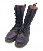 Dr.Martens×NEIGHBORHOODドクターマーチン×ネイバーフッド）の古着「14 EYLET BOOTS」｜パープル