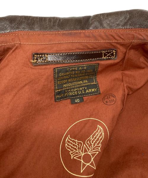 BUZZ RICKSON'S（バズリクソンズ）Buzz Rickson's (バズリクソンズ) A-2フライトジャケット ブラウン サイズ:40の古着・服飾アイテム