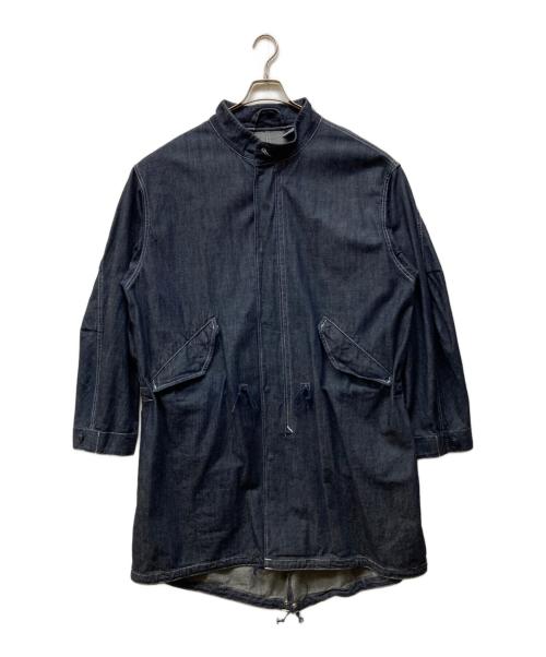 waiper（ワイパー）WAIPER (ワイパー) M-65 フィッシュテールパーカー MADE FROM OKAYAMA DENIM インディゴ サイズ:large-regularの古着・服飾アイテム