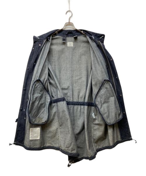 waiper（ワイパー）WAIPER (ワイパー) M-65 フィッシュテールパーカー MADE FROM OKAYAMA DENIM インディゴ サイズ:large-regularの古着・服飾アイテム