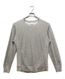 Champion（チャンピオン）の古着「REVERSE WEAVE クルーネックスウェット」｜グレー