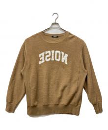 UNDERCOVER（アンダーカバー）の古着「23AW NOISEロゴ オーバーサイズ 起毛裏毛使 スウェット」｜ブラウン