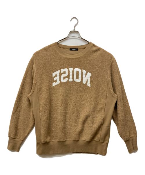 UNDERCOVER（アンダーカバー）UNDERCOVER (アンダーカバー) 23AW NOISEロゴ オーバーサイズ 起毛裏毛使 スウェット ブラウン サイズ:4の古着・服飾アイテム