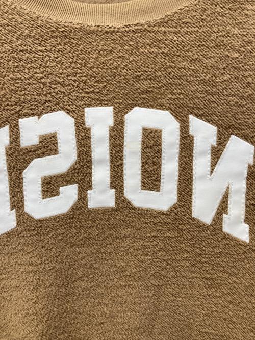 UNDERCOVER（アンダーカバー）UNDERCOVER (アンダーカバー) 23AW NOISEロゴ オーバーサイズ 起毛裏毛使 スウェット ブラウン サイズ:4の古着・服飾アイテム