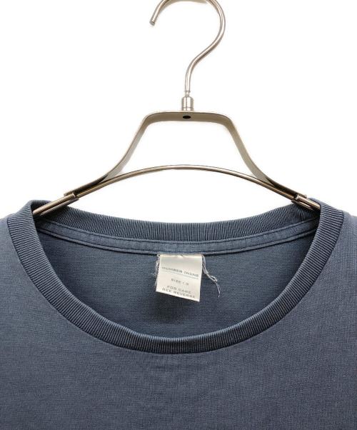 NUMBER (N)INE（ナンバーナイン）NUMBER (N)INE (ナンバーナイン) 穴あきTシャツ ネイビー サイズ:３の古着・服飾アイテム