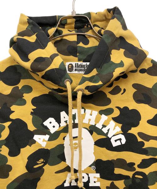 A BATHING APE（ア ベイシング エイプ）A BATHING APE (ア ベイシング エイプ) カモフラージュパーカー ブラウン サイズ:Lの古着・服飾アイテム