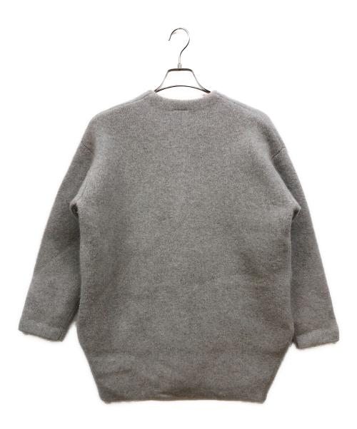 ELENDEEK（エレンディーク）ELENDEEK (エレンディーク) CNラクーンミックスダブルカーディガン グレー サイズ:01の古着・服飾アイテム