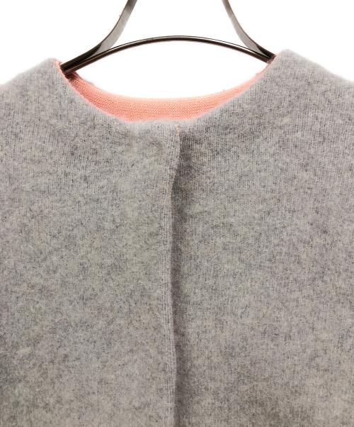 ELENDEEK（エレンディーク）ELENDEEK (エレンディーク) CNラクーンミックスダブルカーディガン グレー サイズ:01の古着・服飾アイテム