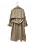 anuans (アニュアンス) ウールブレンドフレアトレンチコート ベージュ サイズ:F：15000円