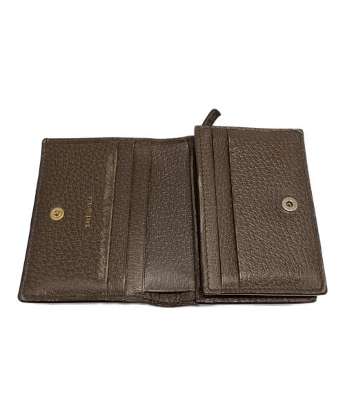 GUCCI（グッチ）GUCCI (グッチ) BALENCIAGA (バレンシアガ) ザ・ハッカー カードケースウォレット ブラウンの古着・服飾アイテム