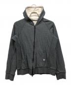 stussyステューシー）の古着「裏サーマル ジップパーカー」｜グレー