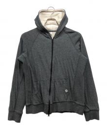 stussy（ステューシー）の古着「裏サーマル ジップパーカー」｜グレー