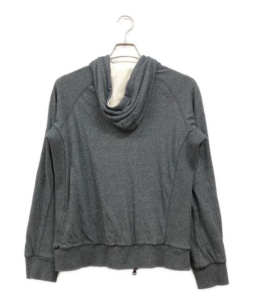 stussy（ステューシー）stussy (ステューシー) 裏サーマル ジップパーカー グレー サイズ:Sの古着・服飾アイテム