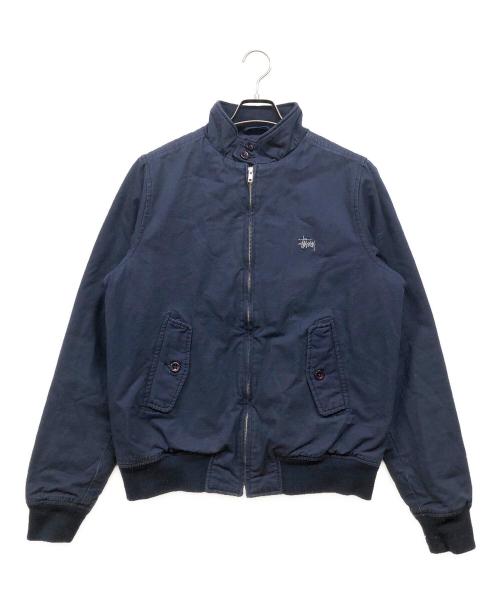 stussy（ステューシー）stussy (ステューシー) AUTHENTIC GEAR ハリントンジャケット ネイビー サイズ:Mの古着・服飾アイテム