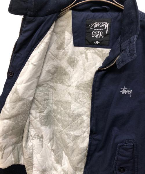 stussy（ステューシー）stussy (ステューシー) AUTHENTIC GEAR ハリントンジャケット ネイビー サイズ:Mの古着・服飾アイテム