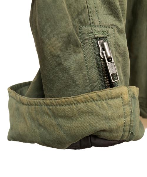 stussy（ステューシー）stussy (ステューシー) THERMOLITE ミリタリーチックブルゾン オリーブ サイズ:Sの古着・服飾アイテム
