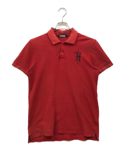 Hysteric Glamour（ヒステリックグラマー）Hysteric Glamour (ヒステリックグラマー) バックプリントポロシャツ レッド サイズ:Mの古着・服飾アイテム