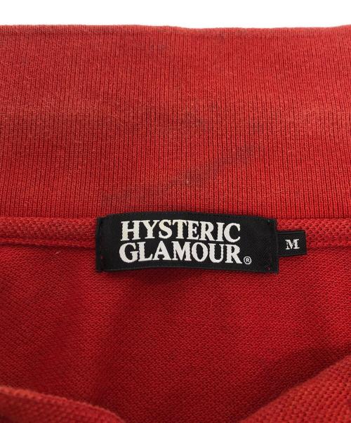 Hysteric Glamour（ヒステリックグラマー）Hysteric Glamour (ヒステリックグラマー) バックプリントポロシャツ レッド サイズ:Mの古着・服飾アイテム