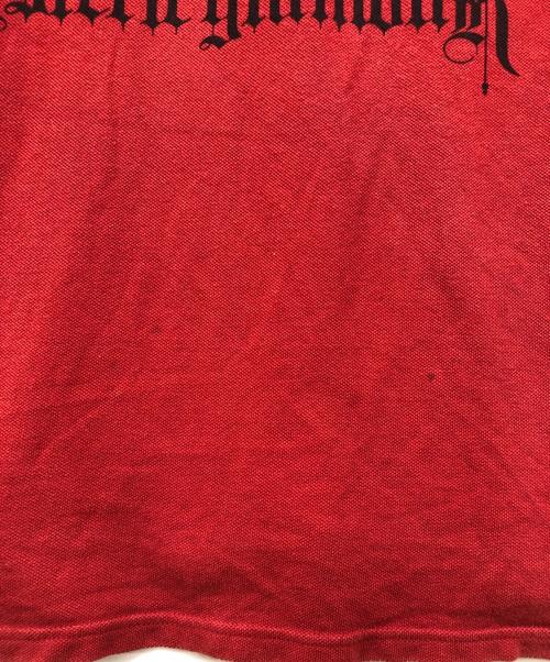 Hysteric Glamour（ヒステリックグラマー）Hysteric Glamour (ヒステリックグラマー) バックプリントポロシャツ レッド サイズ:Mの古着・服飾アイテム