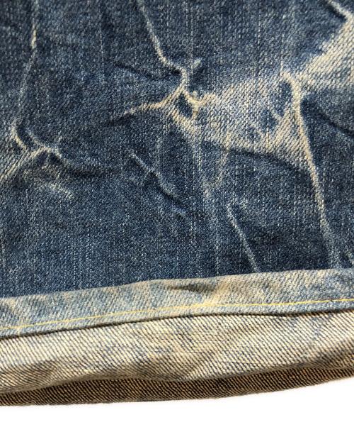 Hysteric Glamour（ヒステリックグラマー）Hysteric Glamour (ヒステリックグラマー) パイソン柄スタッズデニムパンツ インディゴ サイズ:32の古着・服飾アイテム