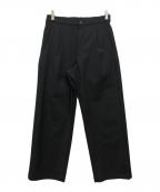 GOLDWINゴールドウイン）の古着「Dry Stretch Twill Tuck Pants」｜ブラック