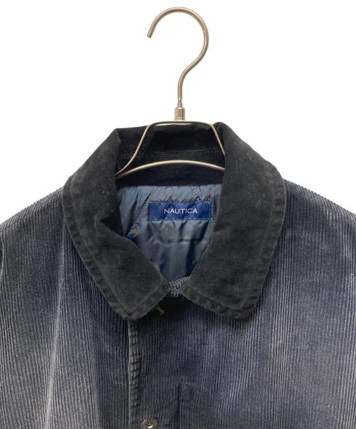 NAUTICA（ノーティカ）NAUTICA (ノーティカ) 中綿 ブリーチ コーデュロイブルゾン ネイビー サイズ:Ｌの古着・服飾アイテム