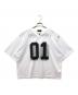 FORSOMEONE（フォーサムワン）の古着「FS FOOTBALL TEE FRAGILE」｜ホワイト